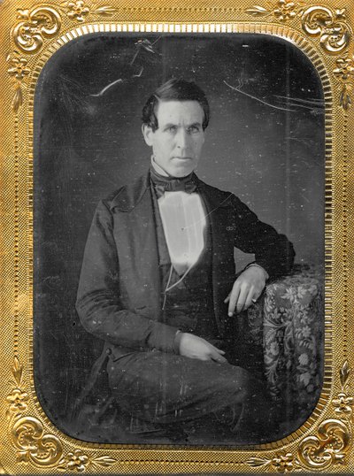 Portrait of William Adriance, a Merchant at 60 Market Street in St. Louis by Thomas M. Easterly